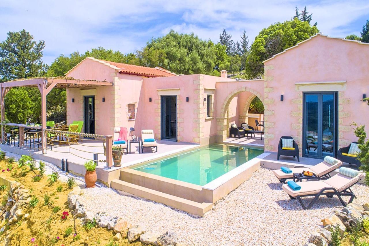 Villa Vardis Heated Pool Vryses Luaran gambar