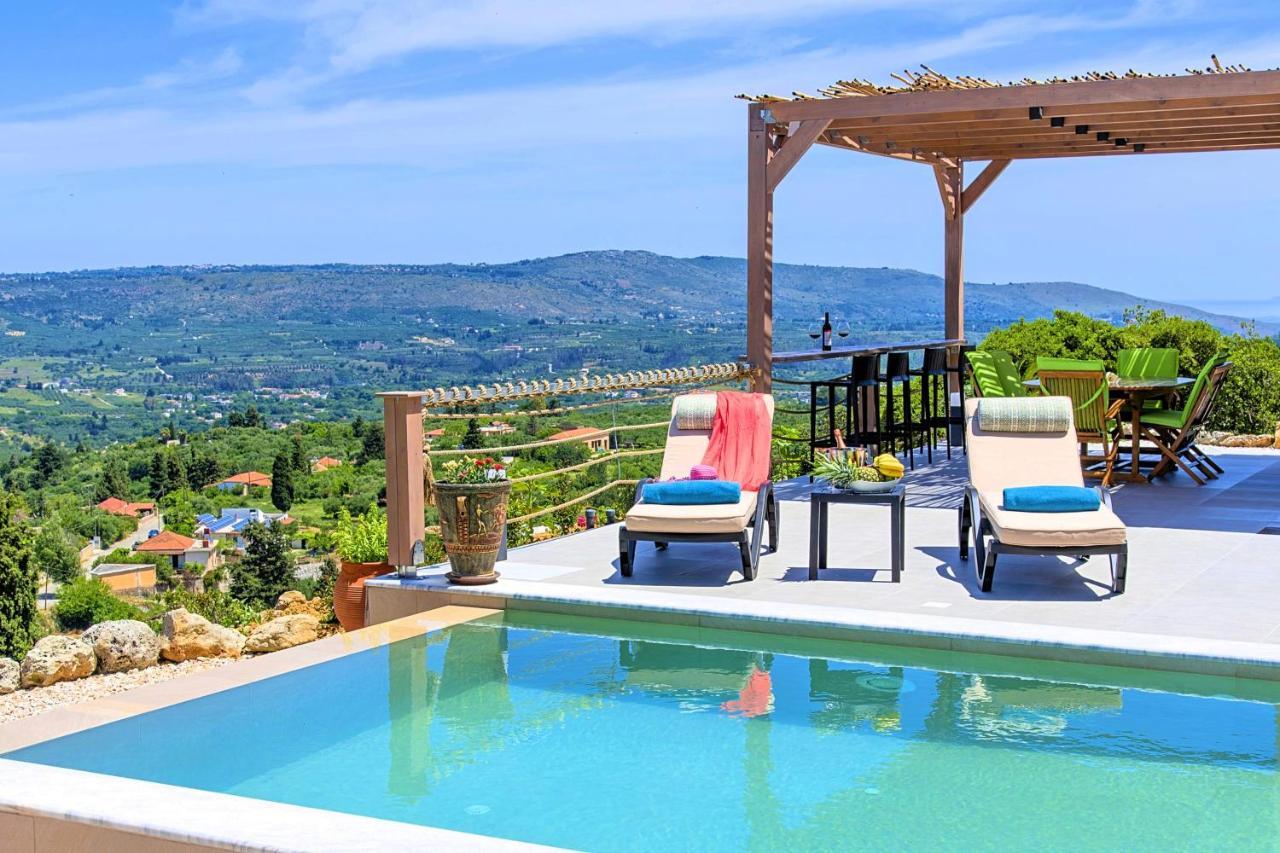 Villa Vardis Heated Pool Vryses Luaran gambar