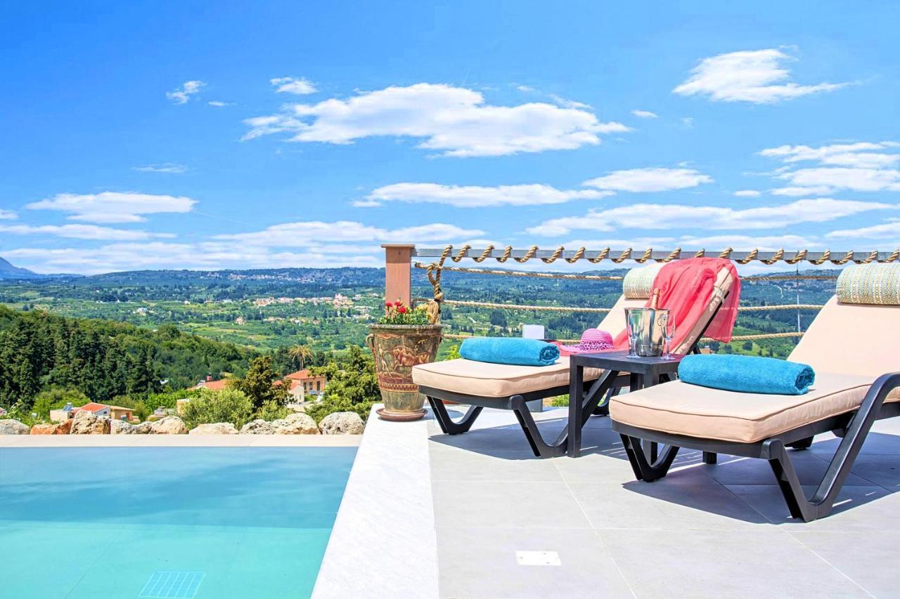 Villa Vardis Heated Pool Vryses Luaran gambar