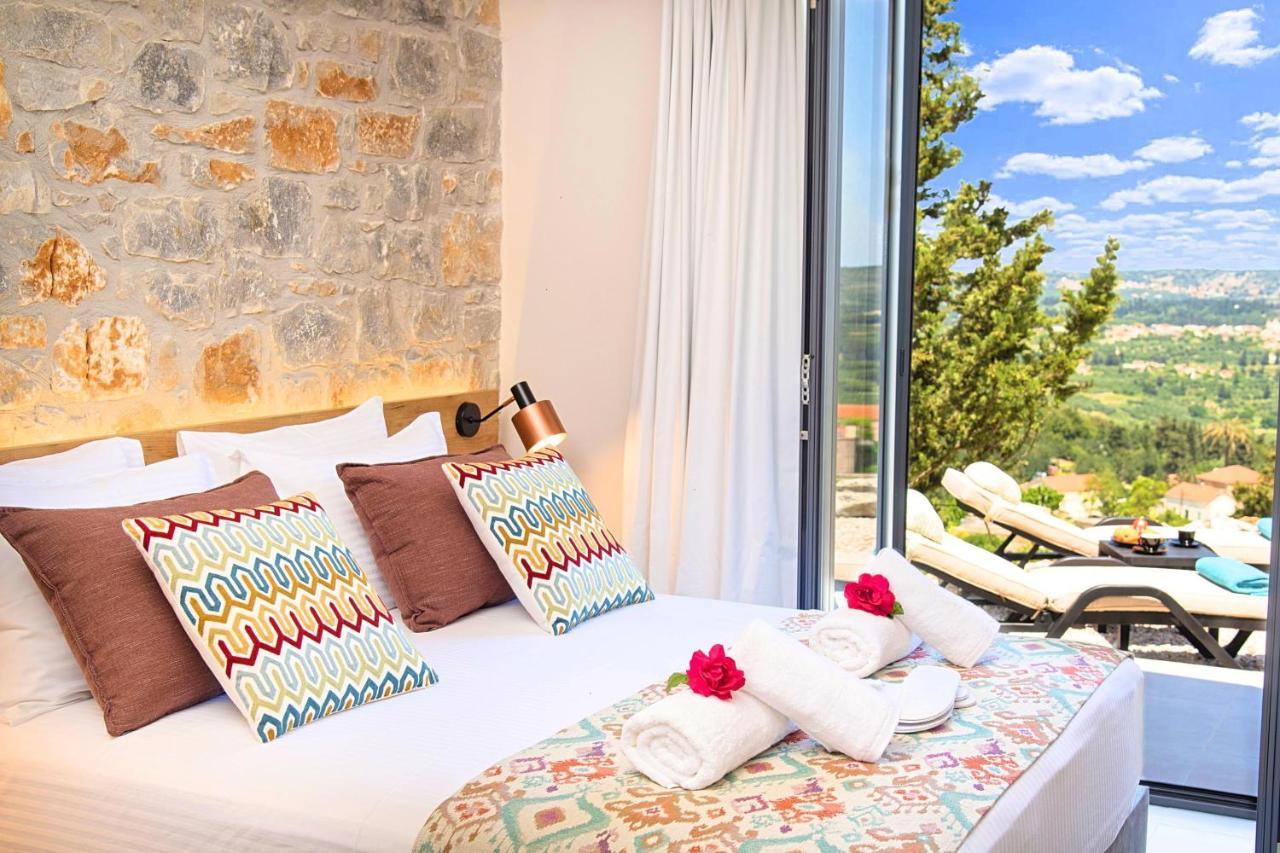 Villa Vardis Heated Pool Vryses Luaran gambar